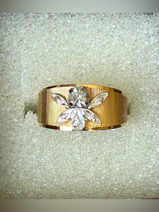Uncas Jewelry - Vintage Uncas Gold Plated Ring